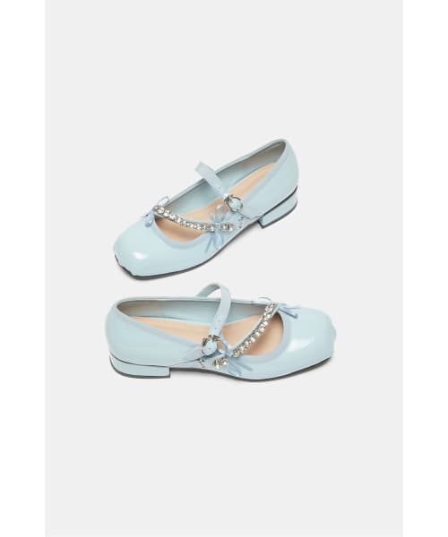 Blue Mary Jane flats product reference